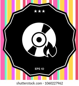 Burn CD or DVD icon