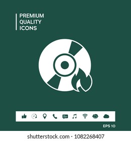 Burn CD or DVD icon