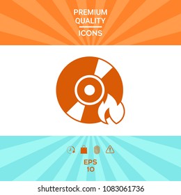 Burn CD or DVD icon