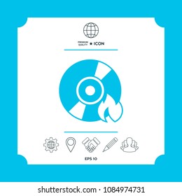 Burn CD or DVD icon