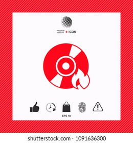 Burn CD or DVD icon
