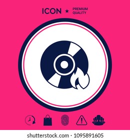 Burn CD or DVD icon