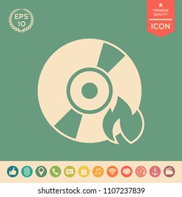 Burn CD or DVD icon