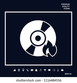 Burn CD or DVD icon