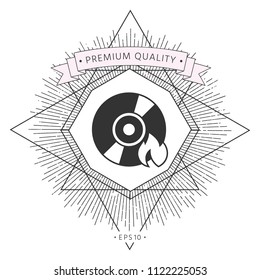 Burn CD or DVD icon