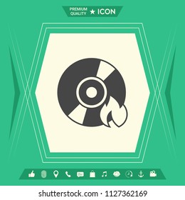 Burn CD or DVD icon