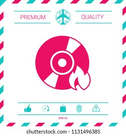 Burn CD or DVD icon