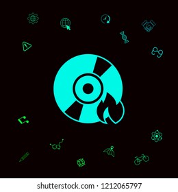 Burn CD or DVD icon