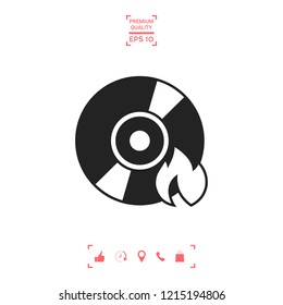 Burn CD or DVD icon