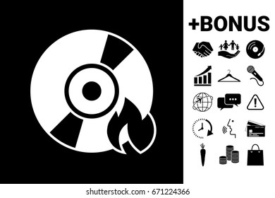 Burn CD or DVD icon
