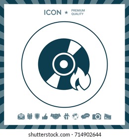 Burn CD or DVD icon