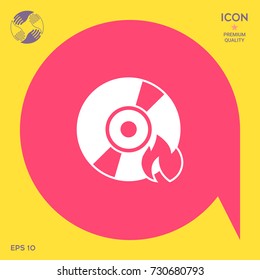 Burn CD or DVD icon