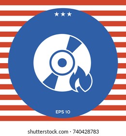 Burn CD or DVD icon