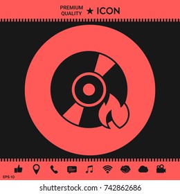 Burn CD or DVD icon