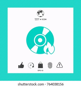 Burn CD or DVD icon