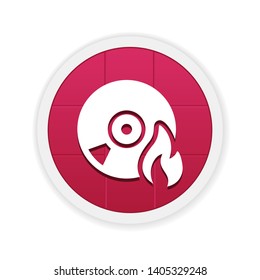 Burn Disk - Vector App Icon