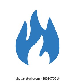 Burn fire icon.hot,flame (vector illustration)