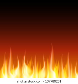 Burn Flame Fire Vector Background