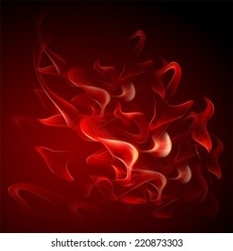 Burn flame fire vector background