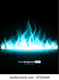 Burn flame fire vector background