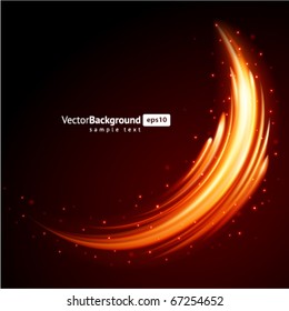 Burn flame fire vector background