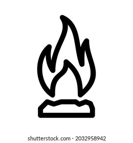 burn icon or logo isolated sign symbol vector illustration - high quality black style vector icons
