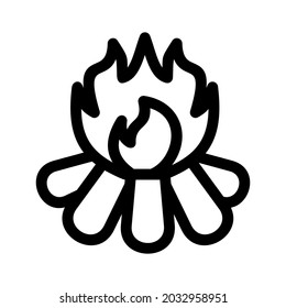 burn icon or logo isolated sign symbol vector illustration - high quality black style vector icons
