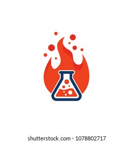 Burn Lab Logo Icon Design