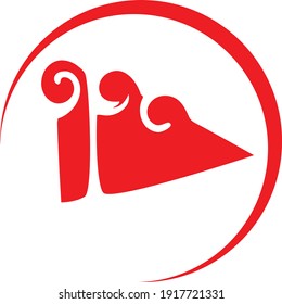 Burn Play Button, Vector, Logo