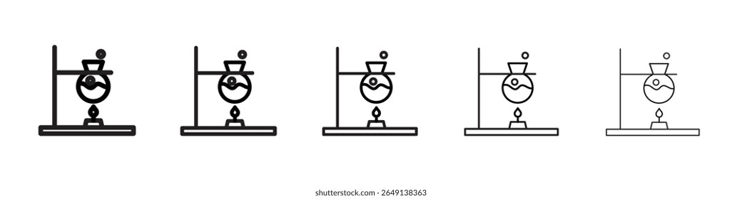 burner boiling chemical icon simple illustration logo art