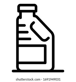 Burner canister icon. Outline burner canister vector icon for web design isolated on white background