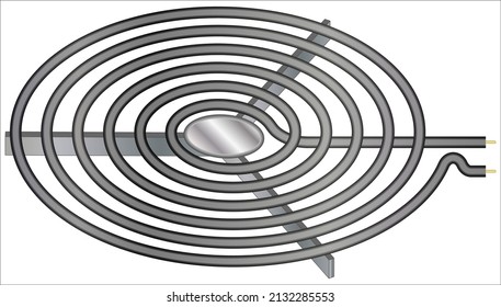 Burner Element Coil 6 Turns Electric Stove