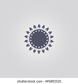 burner icon. icon design