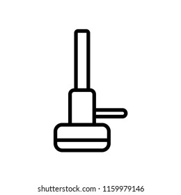 Burner icon vector isolated on white background, Burner transparent sign