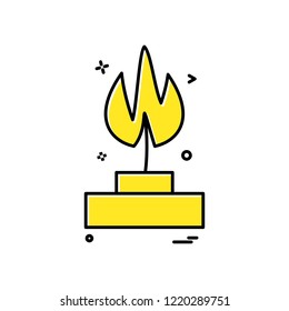 burner lab icon vector design