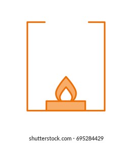 burner laboratory isolated icon