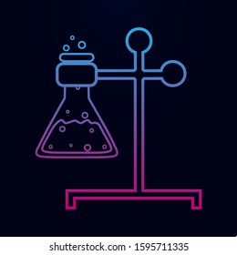Burner laboratory nolan icon. Simple thin line, outline vector of sciense icons for ui and ux, website or mobile application