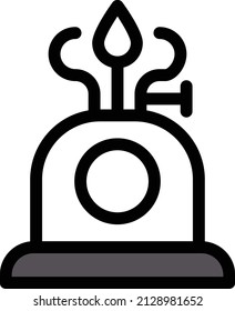 burner Vector illustration on a transparent background. Premium quality symbols. Stroke vector icon for concept and graphic design.