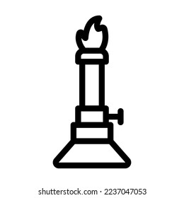 Brenner-Vektorgrafik-Symboldesign