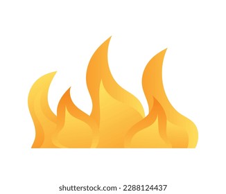 Burning bonfire vector illustration eps10