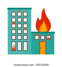 Burning Building