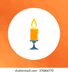 Burning candle