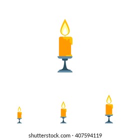 Burning candle