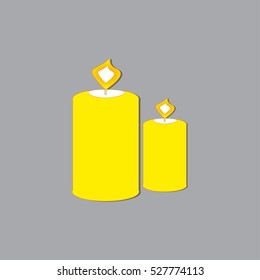 Burning candle