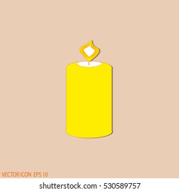 Burning candle