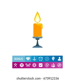 Burning candle