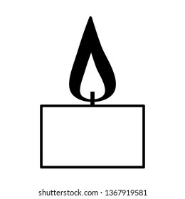 burning candle aroma