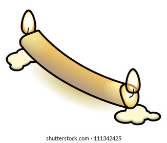 Burning the candle at both ends. Stress and pressure.