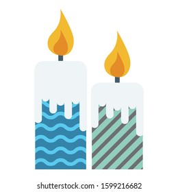 
burning candle, candle Color Vector icon which can be easily modified or edit
