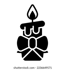 Candela de combustión con un icono vectorial del modelador de lazo